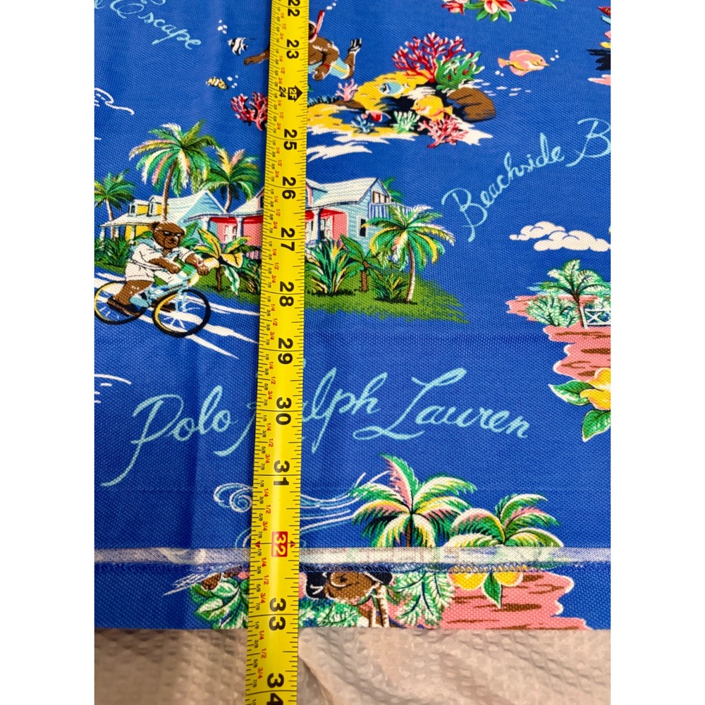 Polo Ralph Lauren Polo Shirt Mens XLT Blue Polo Bear Beachside Preppy Bliss - Picture 9 of 16